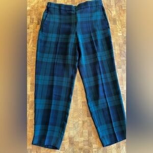J Crew Plaid Pants- Women’s Size 12